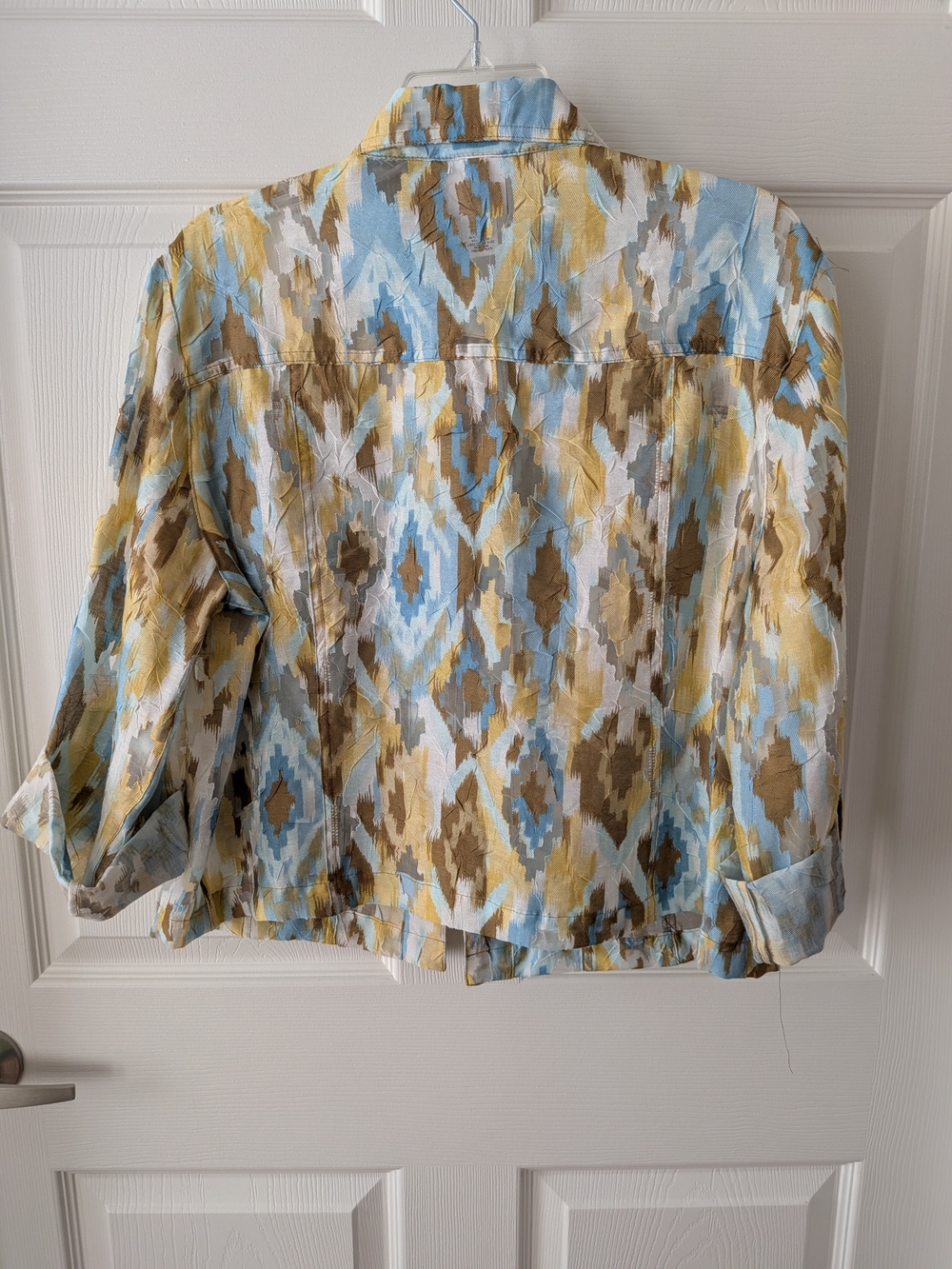 Ruby Rd. Printed Button Jacket - Picture 9 of 11